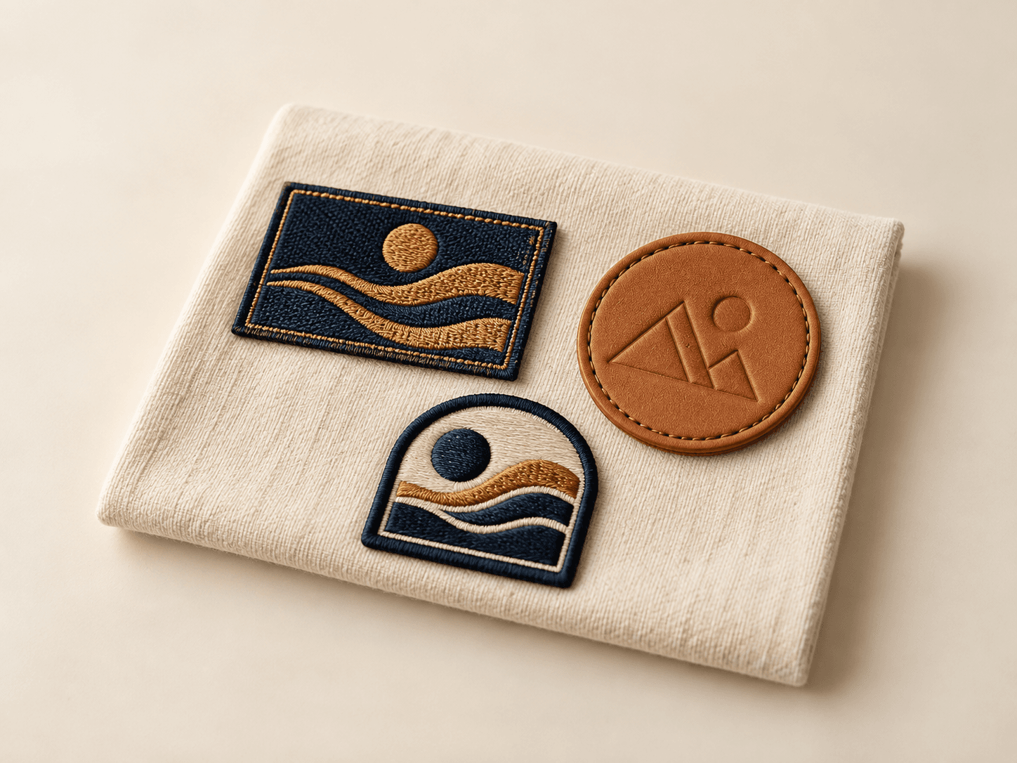 clothing brands patches design example